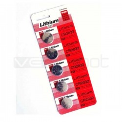 CR2032 Single Coincell Battery - 5 Pieces