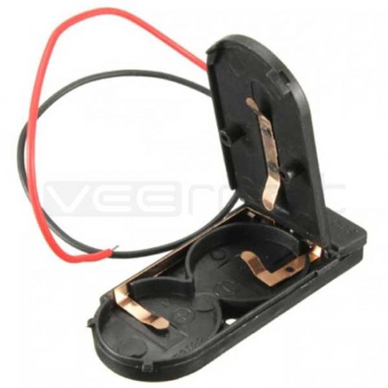 CR2025/CR2032 Dual Coincell Battery Holder with Switch and Wire