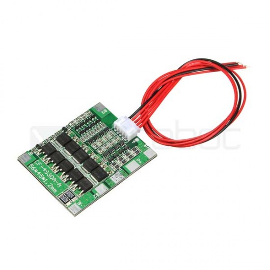 Battery Charge Protection Module 4S 30A for 18650 Lithium Ion Battery - 14.8V with Cable