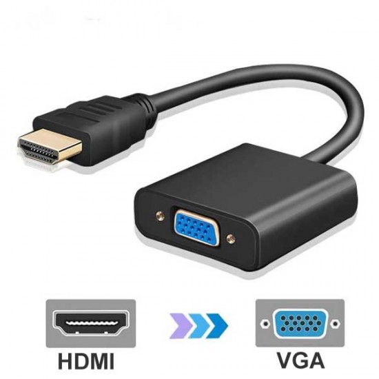 HDMI Male to VGA Female Adapter
