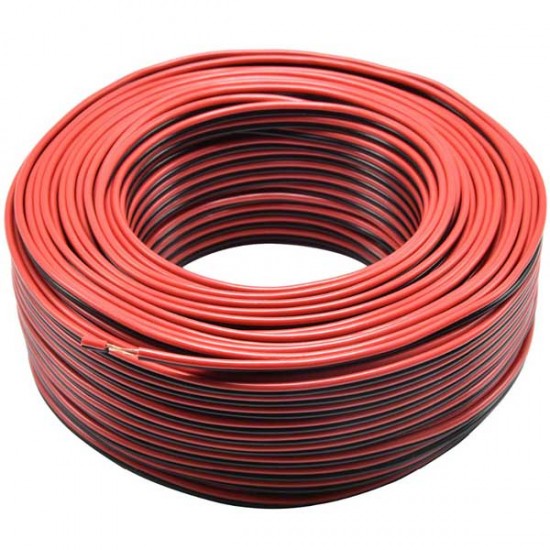 Speaker Cable Red & Black 21 Wire OD 2.5 X 5.0mm - 1 Meter