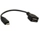 USB 2.0 Micro Male to USB A Female OTG Cable