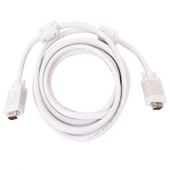 Generic 15 Pin Male to Male VGA Cable - 1.5 Meters