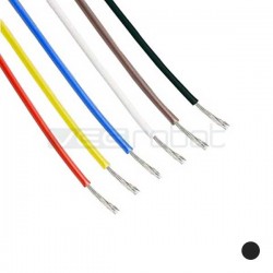 28 AWG Electric Hook-Up Multistrand wire - Black - 1 Meter