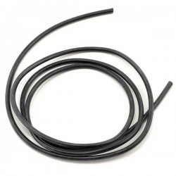 18 AWG High Quality Ultra Flexible Silicon Wire - Black - 1 Meter