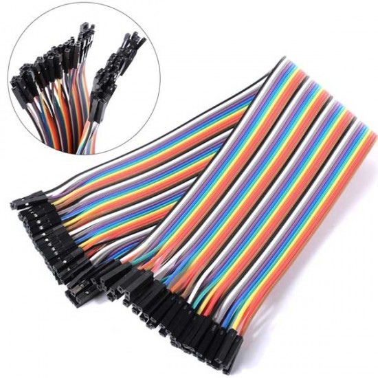 DuPont Breadboard Jumper Wires - Female to Female - 40 Pin - 20cm