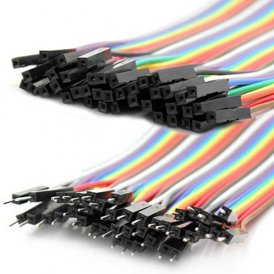 DuPont Breadboard Jumper Wires - Male to Female - 40 Pin - 20cm