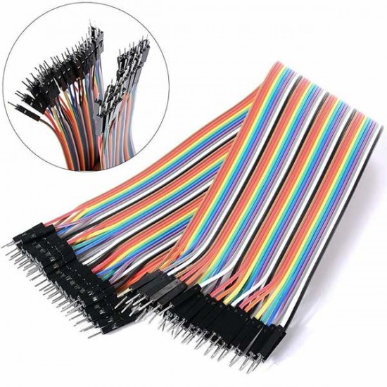 DuPont Breadboard Jumper Wires - Male to Male - 40 Pin - 20cm