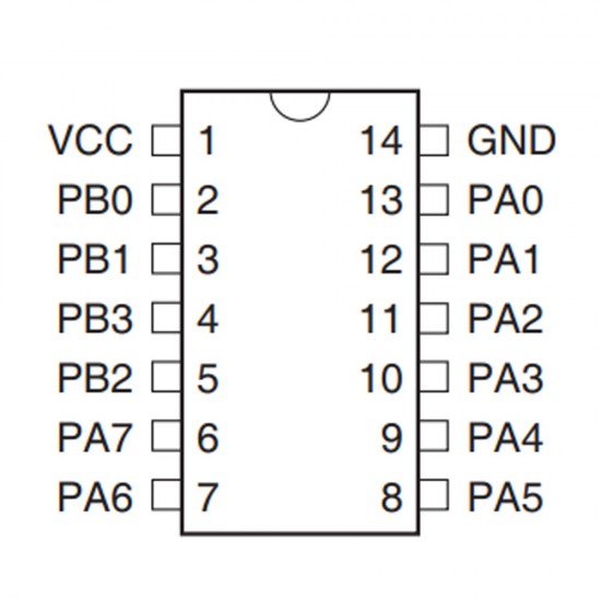 ATTINY84A-PU - 8-bit Microcontroller