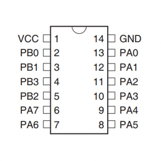 ATTINY84A-SSF - 8-bit Microcontroller - SOIC