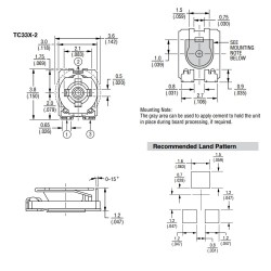 TC33X-2-103E - SMD Trimmer Resistors - 10KOHMS