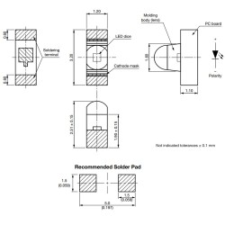 VSMB14940 - Infrared Emitters 940nm SMD-SL 9deg