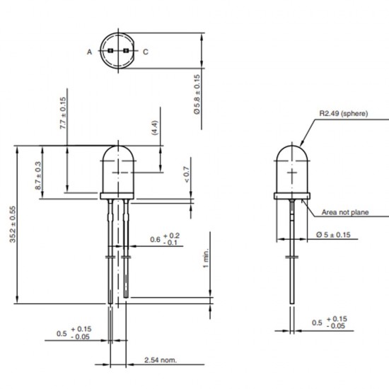TSAL6200 - High Power Infrared Emitter 940nm 17deg