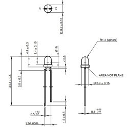 VSLB3940 - High Power Infrared Emitter 940nm 22deg
