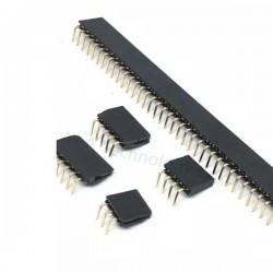 Berg Strip Right Angle 1x40 Female Header Pins