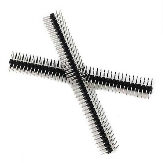 Berg Strip Right Angle 2x40 Male Header Pins