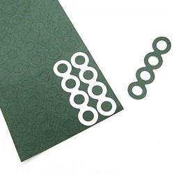 Barley Green Insulation Gasket Paper for Li-ion Battery - 1x4 - Continuous - With Hole