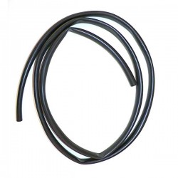 Cable Sleeve - Black PVC, 8mm Diameter - 1 Meter