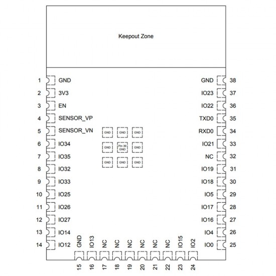 ESP32-WROOM-32E (16MB)