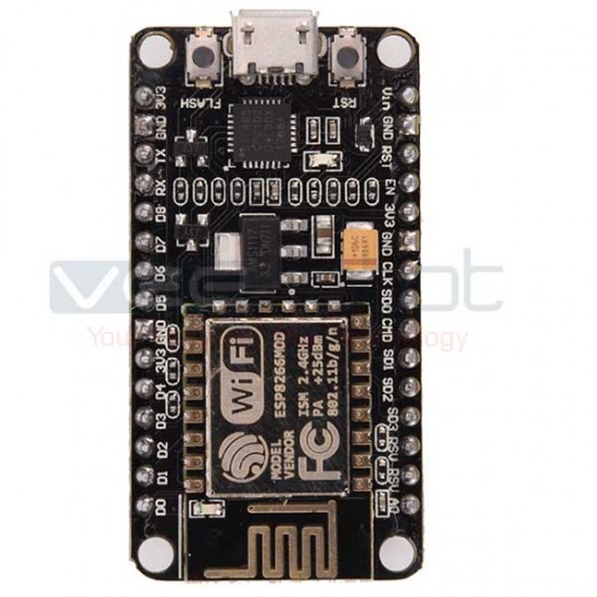 NodeMCU IoT WiFi Development Board - ESP8266 Core with CP2102