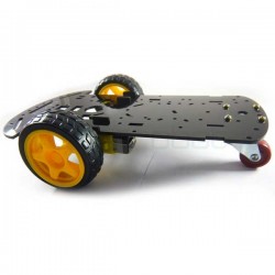 2WD Black Acrylic Robot Chassis Set 2WD Black Acrylic Robot Chassis Set