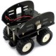 4WD Chassis with N20 Metal Gear Motors - Black Acrylic