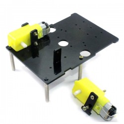 2WD - Two Wheel Drive Double Decker Robot Chassis 2WD - Two Wheel Drive Double Decker Robot Chassis