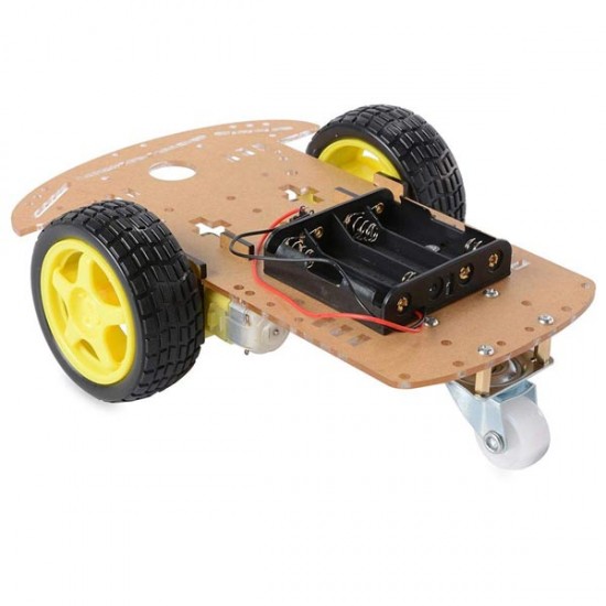 Two Wheel Drive - 2WD Acrylic Robot Chassis Set