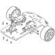 Two Wheel Drive - 2WD Acrylic Robot Chassis Set
