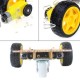 Two Wheel Drive - 2WD Acrylic Robot Chassis Set