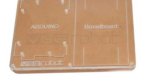Base Plate for Arduino Uno and Breadboard