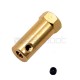 6mm Hex coupling for Robot Wheel - Length 30mm