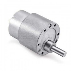 37mm High Torque Off-Centered Shaft DC Motor - 12v - 300 RPM