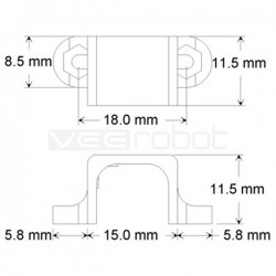 Mounting Bracket for N20 Micro Gear motor
