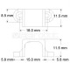 Mounting Bracket for N20 Micro Gear motor