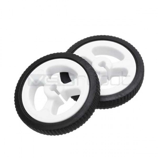 Rubber Wheels for N20 Geared Motor - 34x7mm