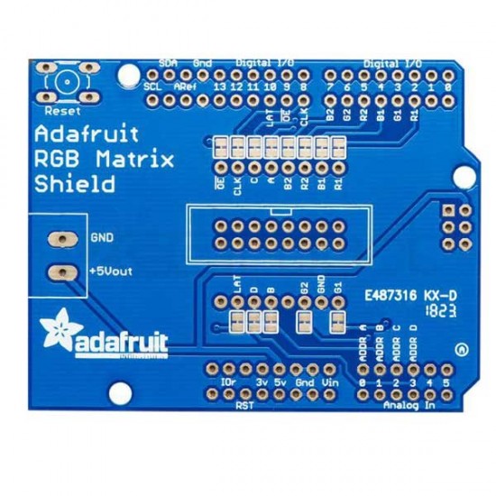 Adafruit RGB Matrix Shield for Arduino