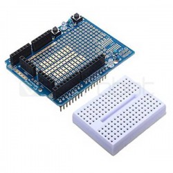 Prototyping Expansion Shield with Mini Breadboard