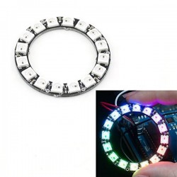 16 Bit WS2812B 5050 RGB LED Circular Development Board 