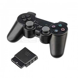 Wireless Controller for PS2 with receiver - Black