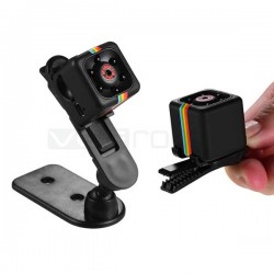 Cube HD 1080p Action Camera with Night Vision - Black