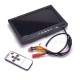 FPV Monitor 7" LCD Color with Sun hood for Multicopter with IR Remote