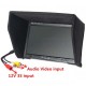 FPV Monitor 7" LCD Color with Sun hood for Multicopter with IR Remote