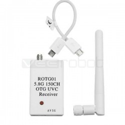 ROTG01 UVC OTG 5.8G 150CH Full Channel FPV Receiver For Android Smartphone