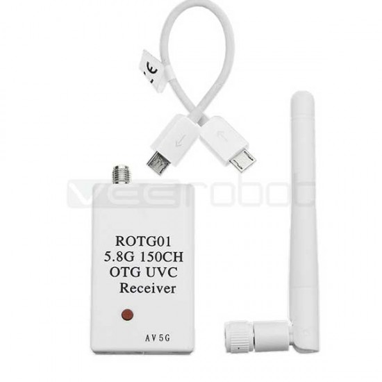 ROTG01 UVC OTG 5.8G 150CH Full Channel FPV Receiver For Android Smartphone