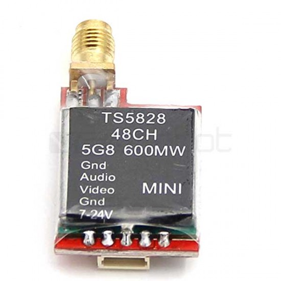 TS5828 Micro VTX 5.8G 600mW 48CH Mini FPV Transmitter