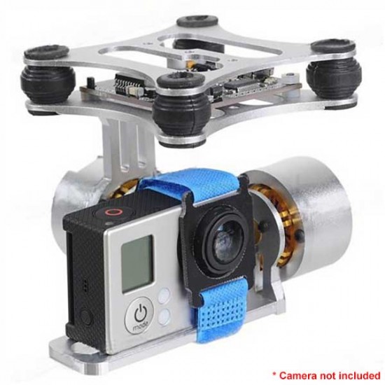 2 Axis Gimbal with Brushless motors and controller for Action Camera