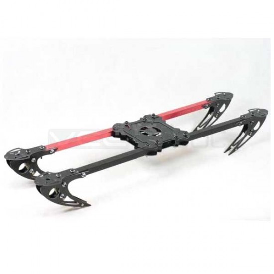 X525 Glass fiber Foldable Quadcopter Frame - Red and Black